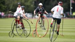 'People think we're crazy for playing polo on penny farthings'