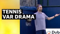 Bublik hits underarm ace after VAR tie-break drama