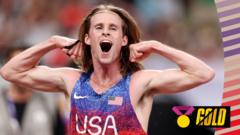 'Redemption!' USA's Hocker wins 5000m gold