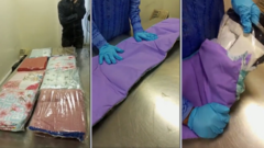 How NDLEA discover 101 parcels of Cocaine dem hide for Children Duvets