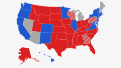 US election 2024 in maps and charts