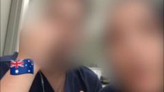 Australian nurses stood down over 'vile' antisemitic video