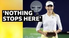 First WTA 500 title 'a complete battle with myself'
