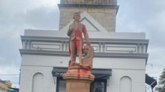 Captain Cook statue vandalised ahead of Australia Day