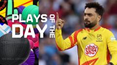 Rashid’s one-ball six – The Hundred plays of the day