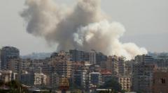 Israeli air strikes kill 492 people in Lebanon