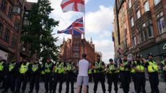 Man, 81, charged after city centre protest