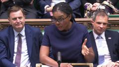 Starmer dithering over defence spending, says Badenoch