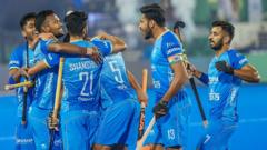 ஹாக்கி போட்டியில் இந்தியா ஸ்பெயினை வீழ்த்த உதவிய ஹர்திக்கின் அநாயசமான கோல்