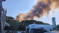 Fire service declares major incident over call-outs