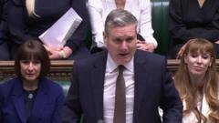 Starmer accuses PM of 'smearing' working-class Rayner
