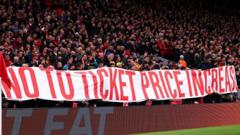 Uefa lowers price caps for away fans at European ties