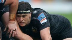 Exeter’s Hooper out for up to eight weeks