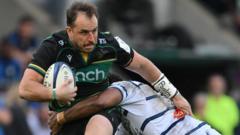 Centre Odendaal to leave Northampton Saints