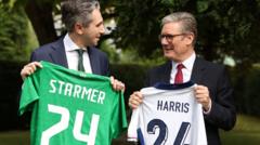 Starmer visit 'moment for reset' of UK-Ireland relations