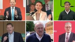 Watch: A busy campaign day for party leaders