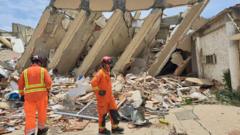 Scottish firefighters help earthquake rescue efforts in Venezuela