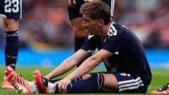 Gilmour ruled out of World Cup - could Man Utd's Fletcher replace him?