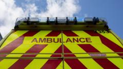 Staff hurt as ambulance on 999 call crashes