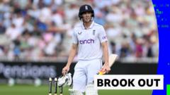 'Big breakthrough!' Brook falls lbw to Fernando