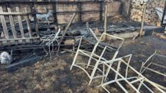 Glass warning after sunlight refraction sparks blaze
