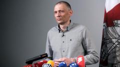 Belarus opposition leader's husband urges Trump to help other prisoners