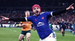 Australia beaten by France for first winless European tour in 67 years