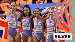 Great Britain win 4x400m silver as Bol leads Netherlands to gold