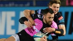URC: Glasgow get on scoreboard with Williamson try to cut Cardiff lead