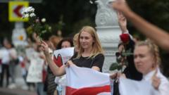 Протест оппозиции в Минске