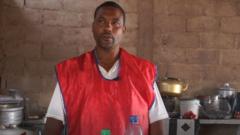 ብርሃነ ገብረማርያም ኣብ ክሽነ ፉል ሓጃ እናኸሸነ