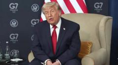 Trump avuga ko amasezerano na Iran ataraba ntabanduka, kandi aburira ko ashobora gusubira 'gutera ibisasu'