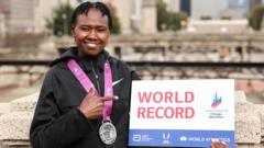 The stats and shoes behind Chepngetich's amazing marathon world record