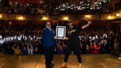 MC Grammar breaks record for largest rap lesson