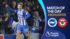 Brighton come from behind to beat Brentford