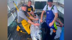 Noticias: First giant tuna caught off Yorkshire since 1960s