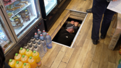 Three arrested during crackdown on town shops