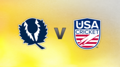 Scotland v USA - ODI tri-series scorecard (from 04:45 BST)