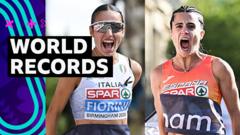 Fiorini and Perez break race walking world records