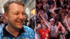 England fans react to 2-0 Panama victory at the World Cup