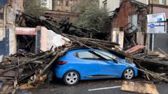 Widespread damage as Storm Amy 'hit harder' than expected
