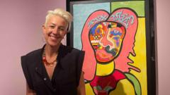 Robbie Williams art displayed at ceramics showcase