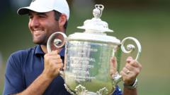 Dominant Scheffler resists Rahm challenge to win US PGA