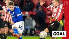 Ashford fires Cardiff ahead against Sheffield United