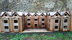 Town creates bug hotel inspired by stately home