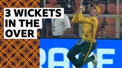 'He's done it again!' - Stubbs takes three catches in an over as India collapse