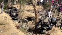 Local media reports said wreckage was found in Bharatpur in Rajasthan and Morena in neighbouring Madhya Pradesh