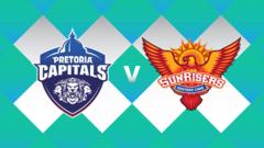 Pretoria Capitals v Sunrisers Eastern Cape – SA20 scorecard