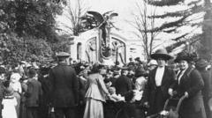 Century-old images show Titanic Memorial unveiling