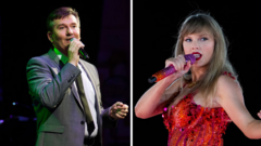 'Am I out with Taylor Swift?,' asks Daniel O'Donnell
